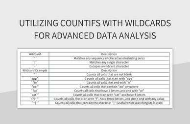 COUNTIFS Wildcard Filtering